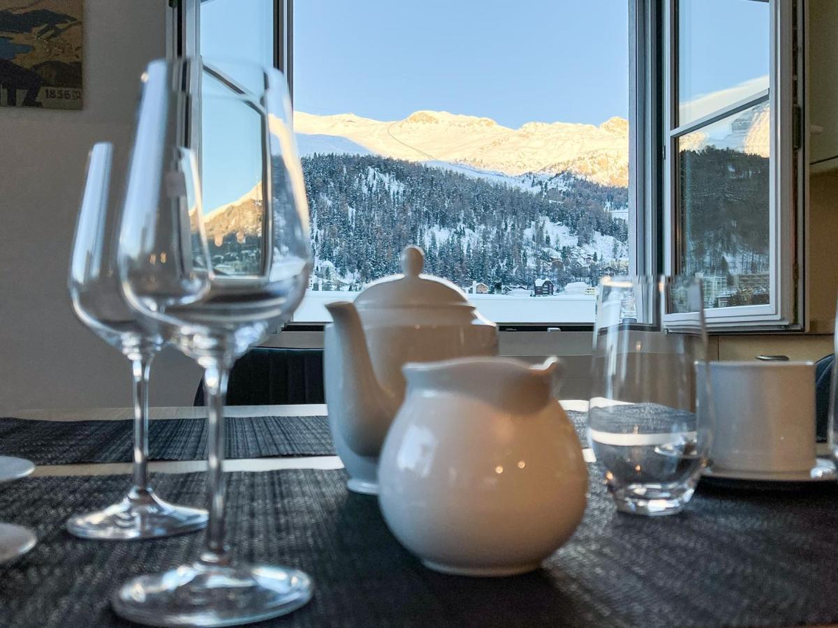 Apartament Swissme - 100Qm - Balkon - 2 Baeder - Parkplatz - Fussbodenheizung Sankt Moritz Zewnętrze zdjęcie