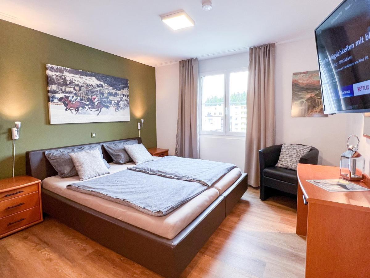 Apartament Swissme - 100Qm - Balkon - 2 Baeder - Parkplatz - Fussbodenheizung Sankt Moritz Zewnętrze zdjęcie
