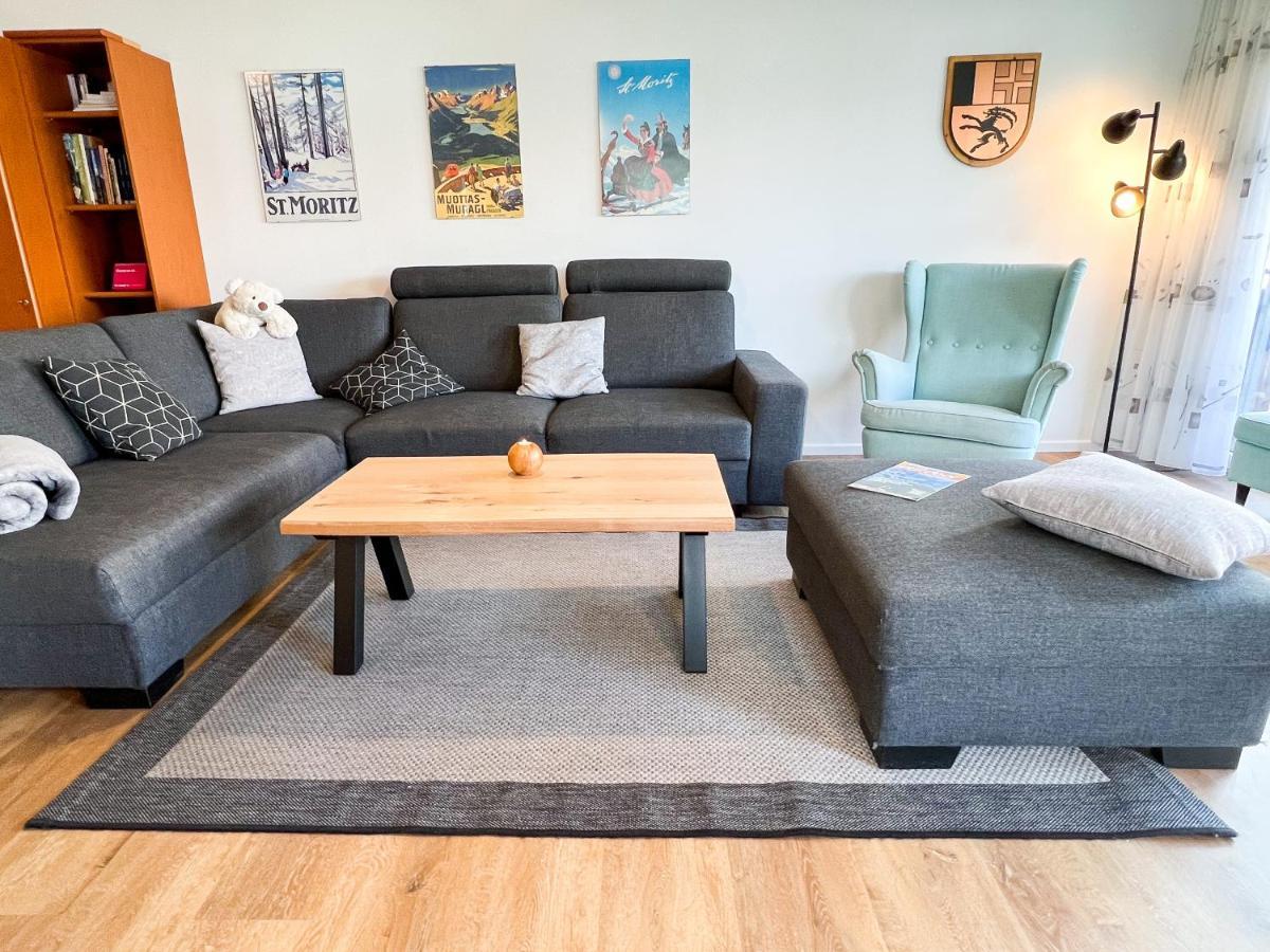 Apartament Swissme - 100Qm - Balkon - 2 Baeder - Parkplatz - Fussbodenheizung Sankt Moritz Zewnętrze zdjęcie
